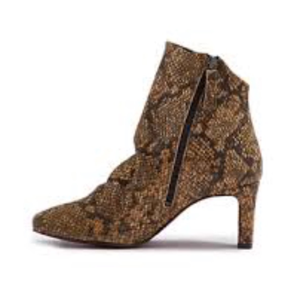 2xHP💝Free People Cyril Boots in Snake sz 7 - Picture 6 of 6